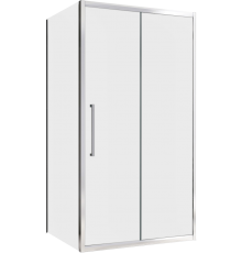 Душевой уголок Abber Schwarzer Diamant AG30140MH-S50M, 140x50, профиль хром, стекло матовое