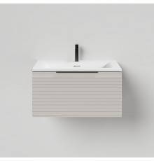 Salini Touch Тумба подвесная 60х50х32см., с раковиной, 1 ящик, гор. фрез., цвет: Grey. T600H1GON205