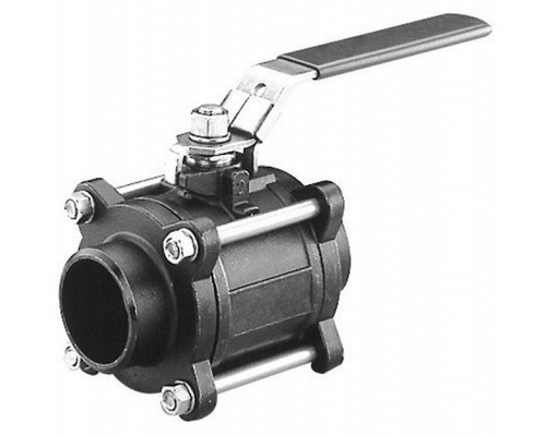 Кран шаровой полнопроходной Danfoss Х3444В Ду20 Ру63,с патрубками под приварку встык. 149B6055B