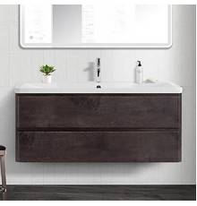 Тумба с раковиной BelBagno Albano 120 подвесная, rovere nature grigio, белая глянцевая раковина