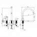 Almar Смеситель для раковины, на 3 отв, цвет: хром. E214004.CR
