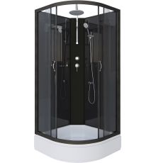 Душевая кабина Niagara Classic NG-6501-14BKT 90x90 см, без крыши, с тропическим душем