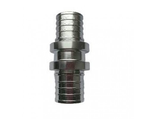 Муфта, РЕХАУ, THERM S, 20x2,0, хромированная латунь, равнопроходная Муфта, РЕХАУ, THERM S, 20x2,0, хромированная латунь, равнопроходная