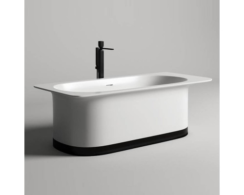 Salini Ninfea Ванна отдельностоящая 180х82х57.5cм, донный клапан, сифон, слив-перелив, S-stone, цвет: белый матовый. 102721M Salini Ninfea Ванна отдельностоящая 180х82х57.5cм, донный клапан, сифон, слив-перелив, S-stone, цвет: белый матовый. 102721M