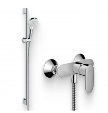 Душевой комплект Смеситель для душа Hansgrohe Vernis Blend 71640000 хром + Гарнитур Crometta Vario 900 26536400