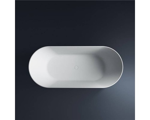 Gruppo Treesse Calida Ванна 155х80х55см., отдельностоящая, акриловая, c переливом, сифон, цвет: белый глянцевый. V035BL
