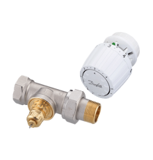 Комплект Danfoss из прямого клапана RTR-G DN 20 и термостата RTR 7090. 013g2186