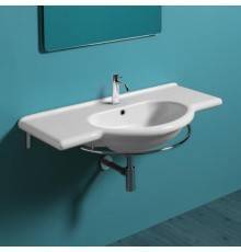 SIMAS Top e lavabi d'arredo Раковина-консоль 105 см, 1 отв., цвет: белый. TOP 60 bi*1