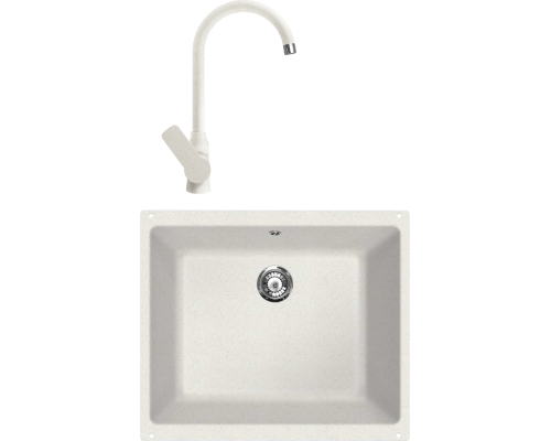 Комплект Мойка Lava U1 latte + Смеситель SG07 LAT latte