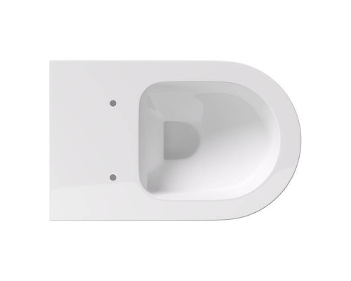 Alice Unica Унитаз 55х35см., подвесной, безободковый, без сиденья и крышки, цвет: белый глянцевый. 32240101,  FIX10