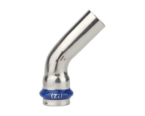 Угольник 45° однораструбный Varmega Inox Press 42×42a мм. VM713004242