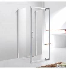 Душевой уголок Cezares Molveno BA2 100+80 C Cr IV, 100х80 см, профиль хром, стекло прозрачное