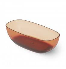 Dea Design Modern Ванна 180х85х54см., отдельностоящая, Glasstek, прозрачная смола, цвет: Sunset R1. DD8666 1800 R1