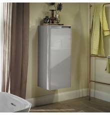 Burgbad Yso Шкаф подвесной 40x35x97 см, цвет: светло-серый глянцевый. UHHE040 L F2155