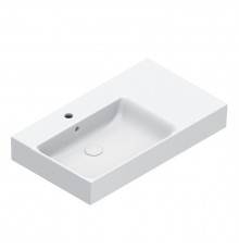 Catalano Premium Раковина 80x47см чаша слева, с 1 отв., цвет: белый глянцевый. 0220841001