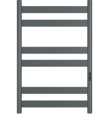 Полотенцесушитель электрический Bauedge Bau Mix DB-0128 50x80, темно-серый металлик