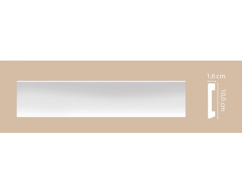 Плинтус напольный DECOMASTER A036 (100*16*2000мм)