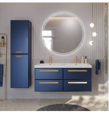 Мебель для ванной комнаты Cezares Eco 120 4 ящика, ручки сатиновое золото, sapfiro