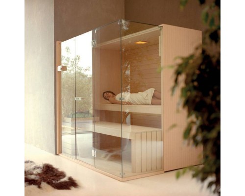Effegibi Sky Corner Сауна 230x200х211см, угловая DX, цвет: канадский хемлок. SA 55 40 0027 Effegibi Sky Corner Сауна 230x200х211см, угловая DX, цвет: канадский хемлок. SA 55 40 0027