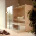 Effegibi Sky Corner Сауна 230x200х211см, угловая DX, цвет: канадский хемлок. SA 55 40 0027