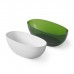 Dea Design Nature Ванна 165х80х58см., отдельностоящая, Glasstek, прозрачная смола, цвет: Emerald R3. DD8628 1650 R3