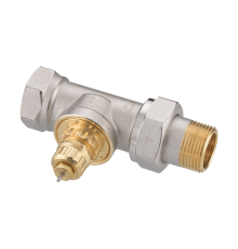 Клапан угловой Danfoss RTR-G для однотрубной насосной и двухтрубной гравитационной систем отопления. 013G7026