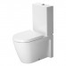 Duravit Starck 2 Унитаз моноблок приставной 63х37см, слив универсальный, с креплением, цвет: белый. 0933000005,  2145090000