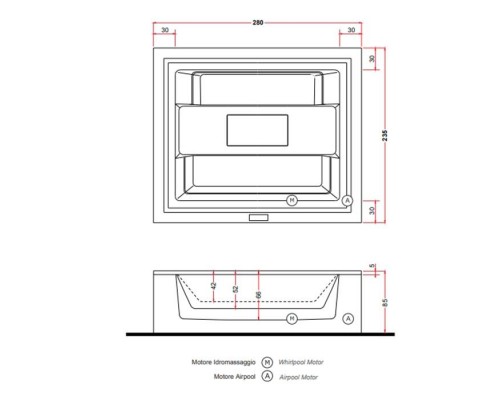 Gruppo Treesse Zen Минибассейн 280x235xh85см., комплектация PRO, цвет: белый. 3AV.CZE.XNX, V202PXBNB22 Gruppo Treesse Zen Минибассейн 280x235xh85см., комплектация PRO, цвет: белый. 3AV.CZE.XNX, V202PXBNB22