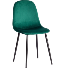 Стул TetChair Модерн Breeze вельвет light dark green, ножки черные