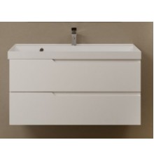 AQM900310WHS3тумба под умывальник подвесная 100 см., цвет белый глянец. AQM900310WH