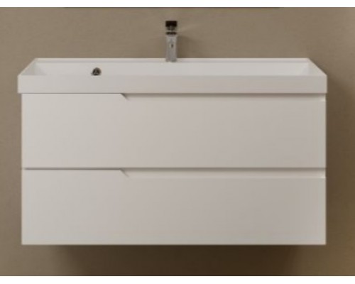 AQM900310WHS3тумба под умывальник подвесная 100 см., цвет белый глянец. AQM900310WH