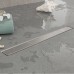 Plumberia Selection Трап душевой PS LINEAR 6x90 2устор. накладка из нерж.стали, комбинир.затвор с горизонт. Выпуском Ду 50мм,40л/мин, цвет: нержавеющая сталь. PSL90MT