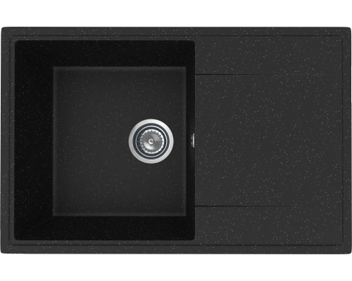 Мойка кухонная Practik PR-M 735-004 черный оникс