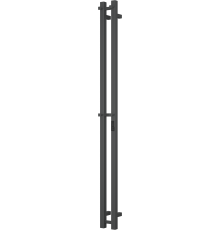 Полотенцесушитель электрический Bauedge Stella Square R 8х160, черный матовый