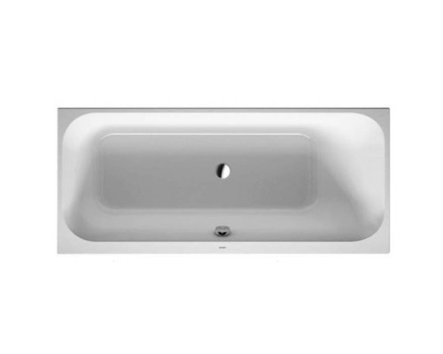 Duravit Happy D.2 Ванна акриловая  160х70x48см, прямоугольная .встраиваемая  версия , с наклоном для  спины справа, цвет: белый. 790100000000000,  7912210000001000,  700309000000000