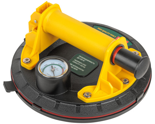 Стеклодомкрат усиленный Профи, манометр, быстрый сброс давления, пластиковый кейс, 200 мм, 200 кг FIT 16943