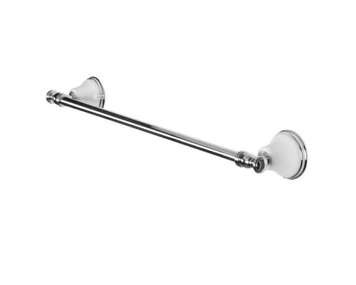 TW Harmony 011, полотенцедержатель 58см, подвесной, цвет: белый/хром. TWHA011bi/cr