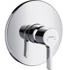 Встраиваемый смеситель для душа и ванны Hansgrohe Metris S 31665000, С ВНУТРЕННЕЙ ЧАСТЬЮ, хром