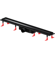 Душевой трап (лоток) AM.PM PrimeFlow Tile 80 см, черный матовый