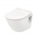 TOTO NC Унитаз подвесной 38x53x34см, безободковый, Tornado Flush, CeFiONtect, цвет: белый. CW762Y