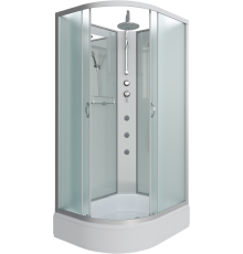Душевая кабина Niagara Classic NG-33974-14RBKTG 90х70 см, без крыши, с гидромассажем и тропическим душем