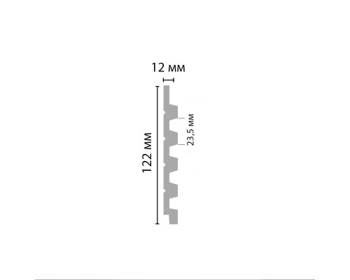 Декоративная панель DECOMASTER D317 ДМ (122*12*2900мм)