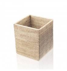 Decor Walther Basket QK Корзина для бумаги 25x25x30см, напольная, цвет: ротанг светлый. 0927391