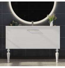 Тумба с раковиной Sanvit Эмми 3Д 120 белая