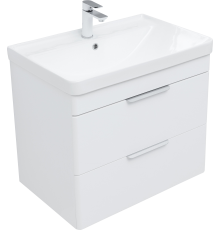 Тумба с раковиной Aquanet Arlen 70 подвесная, 2 ящика