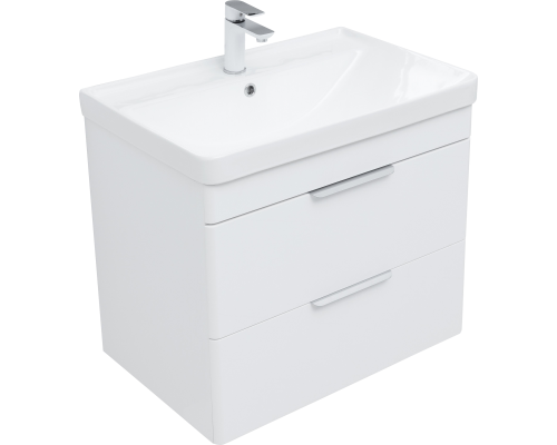Тумба с раковиной Aquanet Arlen 70 подвесная, 2 ящика