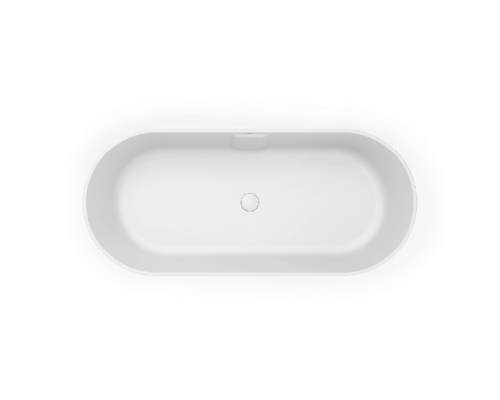 Jacuzzi Moorea Ванна отдельностоящая из акрила 170x75x60.5см, слив-перелив, сифон, регулир.ножки, цвет: белый матовый. MRA00000000