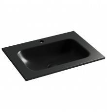 Накладная раковина Ceramicanova Grace прямоугольная черная матовая 61 см CN7011MB