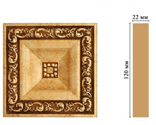 Вставка цветная DECOMASTER D208-552 (120*120*22мм) Вставка цветная DECOMASTER D208-552 (120*120*22мм)