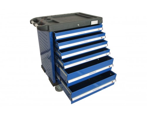 Тележка инструментальная, 6 выдвижных ящиков, синяя NORDBERG T6N(B)